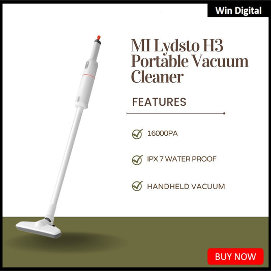 [SG STOCK]Lydsto H3 16kPa Wireless Car Vacuum Cleaner Rechargeable Auto Vacuum for Home/Car Vacuum Cleaner