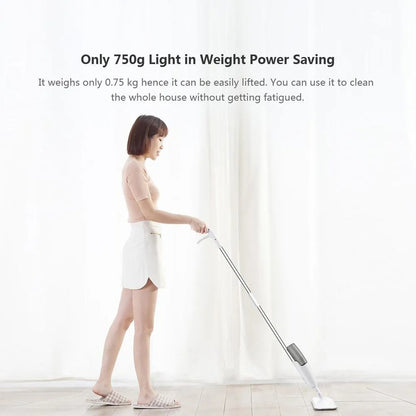 Ready Stock SG Deerma 360 Swivel Floor Mop 350ml Tank 4 Microfiber Pads Durable Cleaning Tool