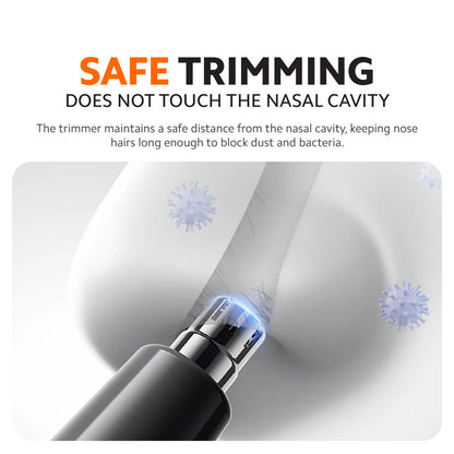 Xiaomi Nose Hair Trimmer Smooth Trimming IPX5 Water Resistance Type-C Charging 6500 rpm Long Battery