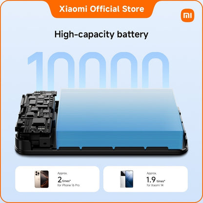 Xiaomi 33W Magnetic Power Bank 10000mAh (Integrated Cable) | 33W max. wired fast charging