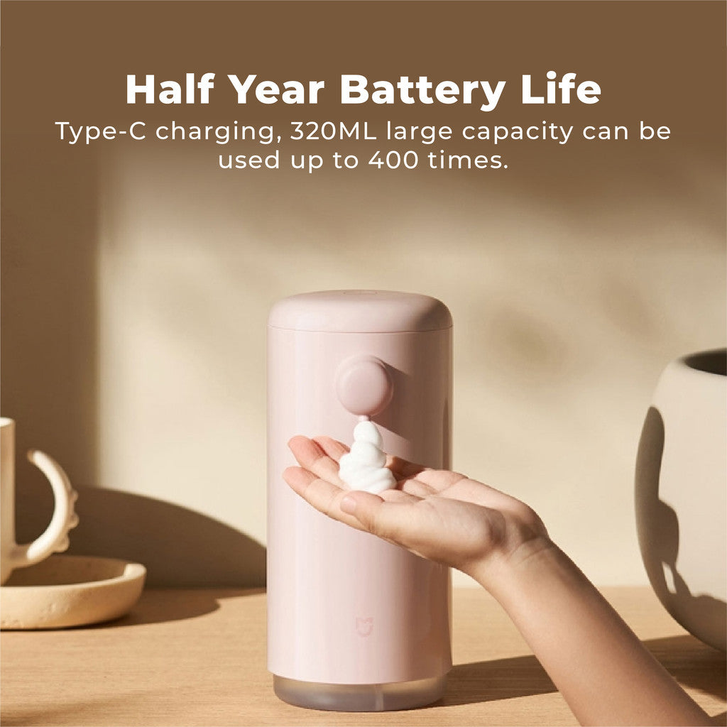 Xiaomi Mijia Automatic Soap Dispenser Cute Edition Clean Hands Cartoon USB Charging Antibacterial