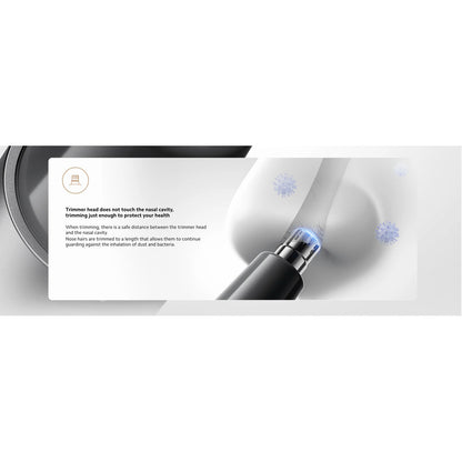 Xiaomi Nose Hair Trimmer Smooth Trimming IPX5 Water Resistance Type-C Charging 6500 rpm Long Battery