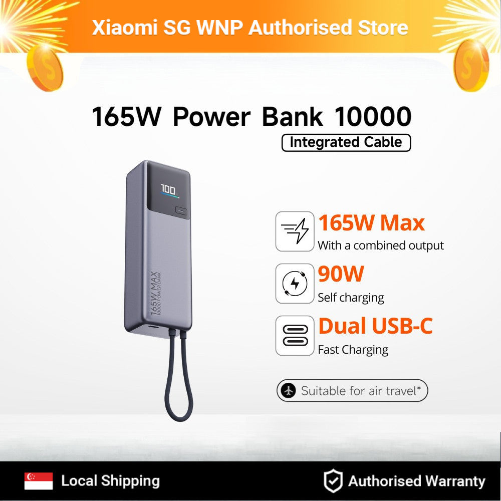Xiaomi 165W Power Bank 10000mAh (Integrated Cable) Xiaomi Powerbank