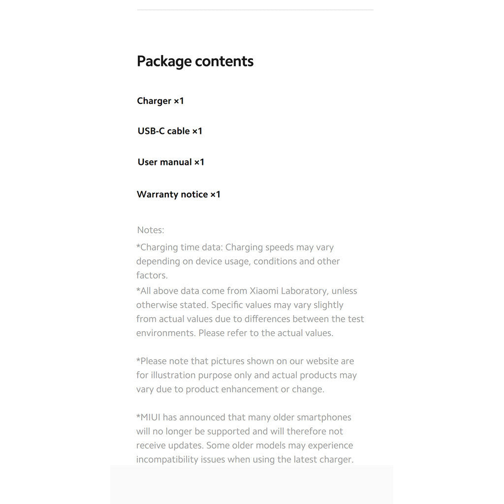 Xiaomi 67W Charging Combo (Type-A) UK