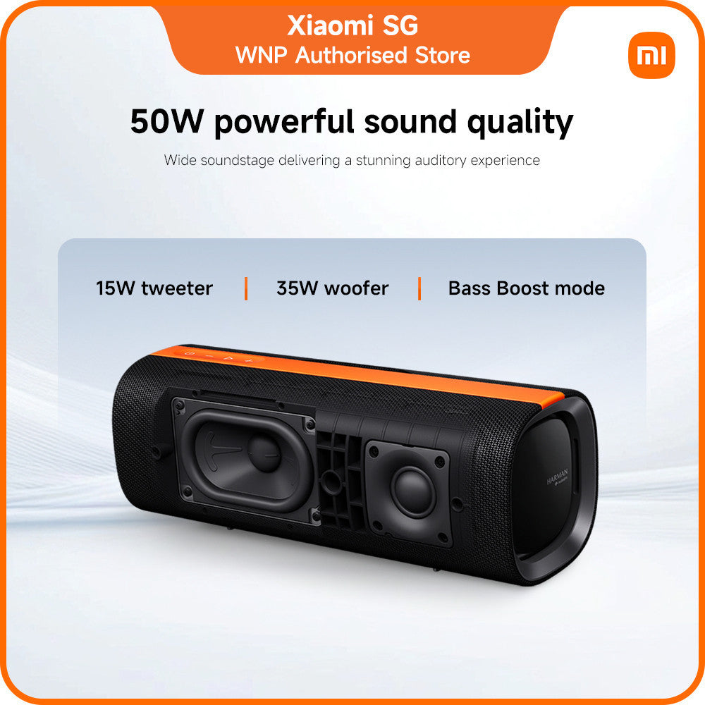 Xiaomi Sound Party | 50W sound quality, Harman AudioEFX, TWS mode, 26 hours playtime, Supports PD fast charging