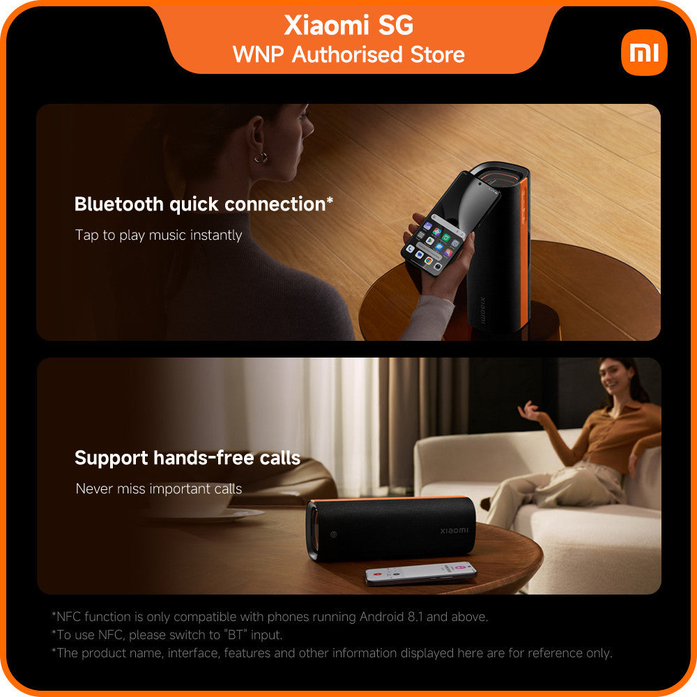 Xiaomi Sound Party | 50W sound quality, Harman AudioEFX, TWS mode, 26 hours playtime, Supports PD fast charging
