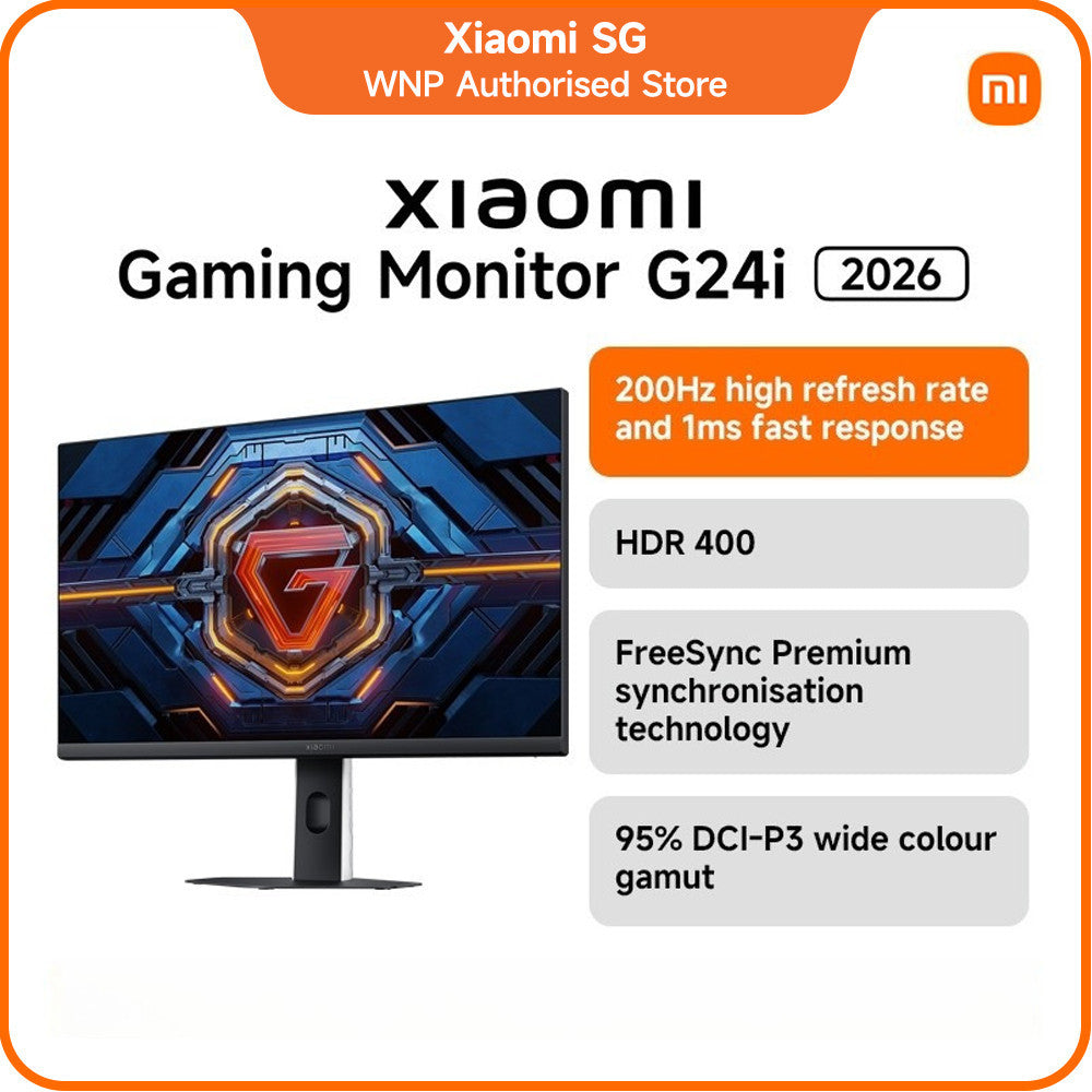New Xiaomi Gaming Monitor G24i 2026 | 200Hz high refresh rate and 1ms fast response, HDR 400