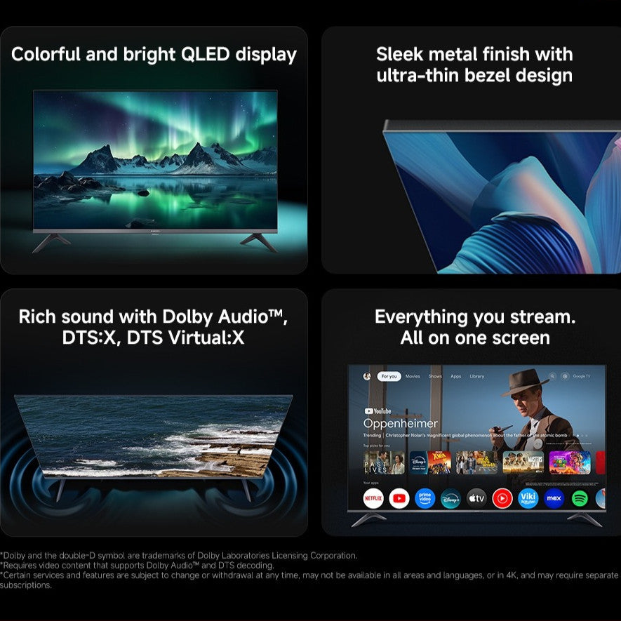 Xiaomi TV A Pro 32 2026 | HD QLED display/Google TV/low blue light/Xiaomi Sound/Smart TV