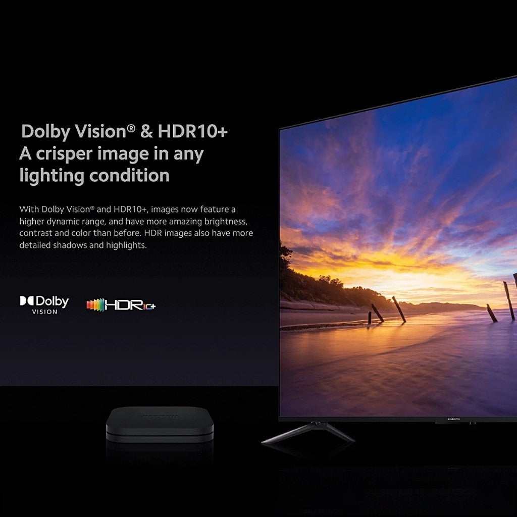 XIAOMI TV Box S 3rd Gen 4K Ultra HD Streaming Media Player FHD TV Dolby Vision HDR10+ Dolby Atmos & DTS-HD