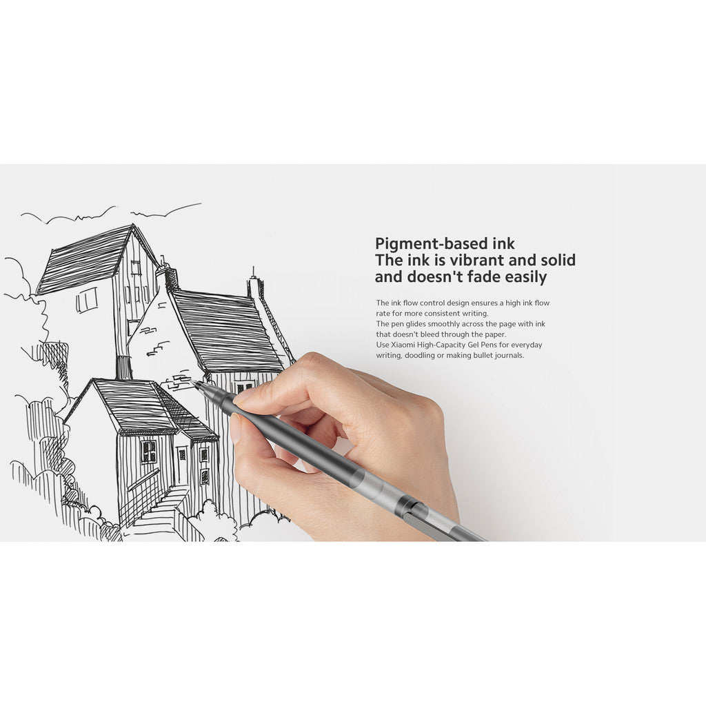 Xiaomi High-capacity Gel Pen (10-Pack) Red