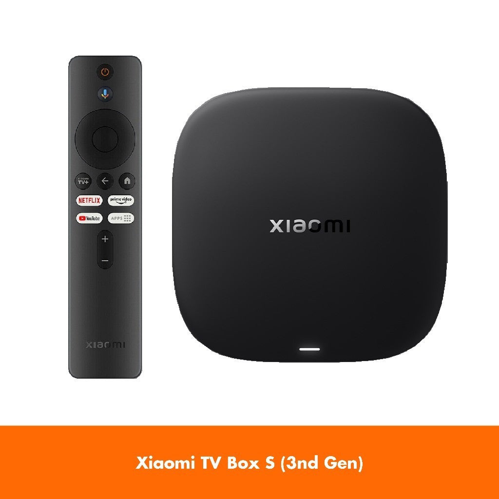 XIAOMI TV Box S 3rd Gen 4K Ultra HD Streaming Media Player FHD TV Dolby Vision HDR10+ Dolby Atmos & DTS-HD