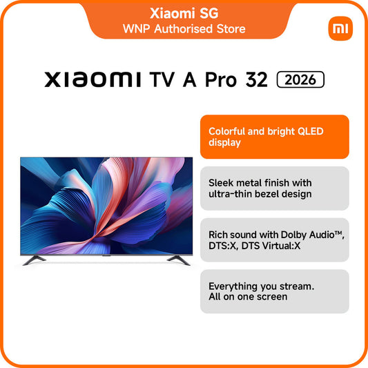Xiaomi TV A Pro 32 2026 | HD QLED display/Google TV/low blue light/Xiaomi Sound/Smart TV