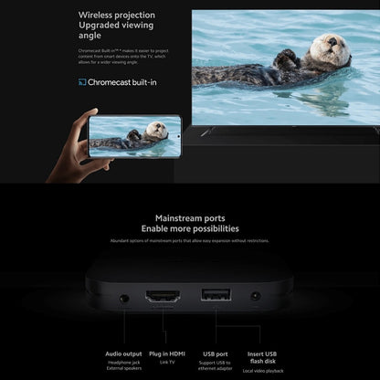 XIAOMI TV Box S 3rd Gen 4K Ultra HD Streaming Media Player FHD TV Dolby Vision HDR10+ Dolby Atmos & DTS-HD