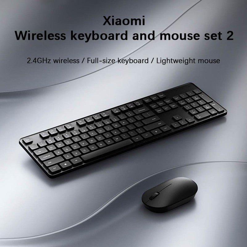 Xiaomi Keyboard & Mouse Combo 2 2.4GHz 104 Keys Multimedia Full-size Keyboard Mouse Mice Combo