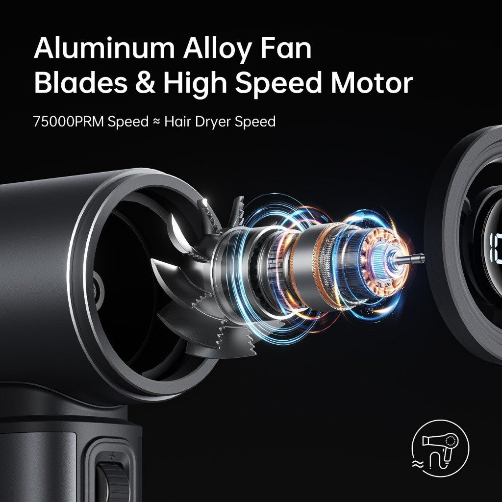 JisuLife 9000mAh Handheld Fan with Powerbank | Portable Fan & Power Bank in One