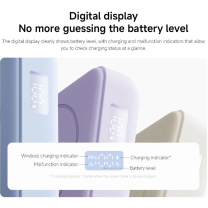 Xiaomi Magnetic Power Bank 10000 with Built-in Stand | Magnetic, Integrated cable, 10000mAh, Digital display