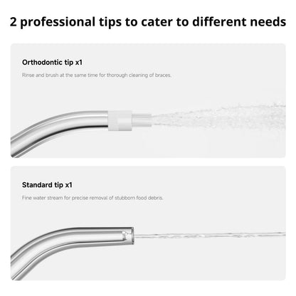 Xiaomi Water Flosser 2 - 200mL Water tank | 3 Flossing Modes | Portable Electric Oral Irrigator | Teeth Tooth Flossing