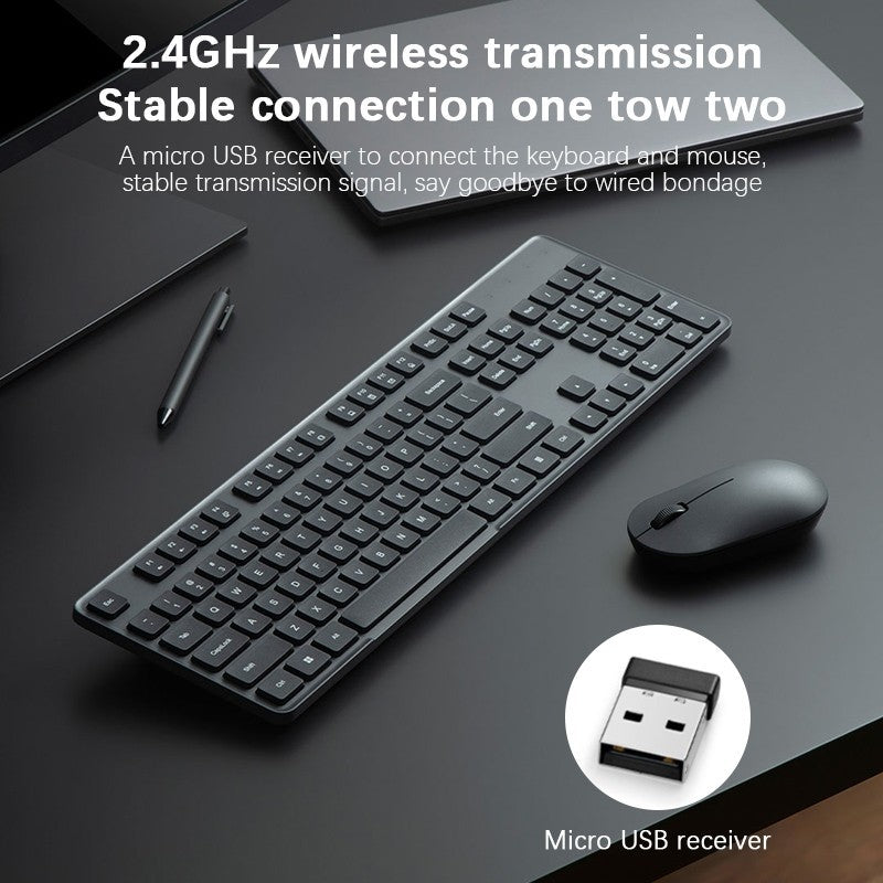 Xiaomi Keyboard & Mouse Combo 2 2.4GHz 104 Keys Multimedia Full-size Keyboard Mouse Mice Combo