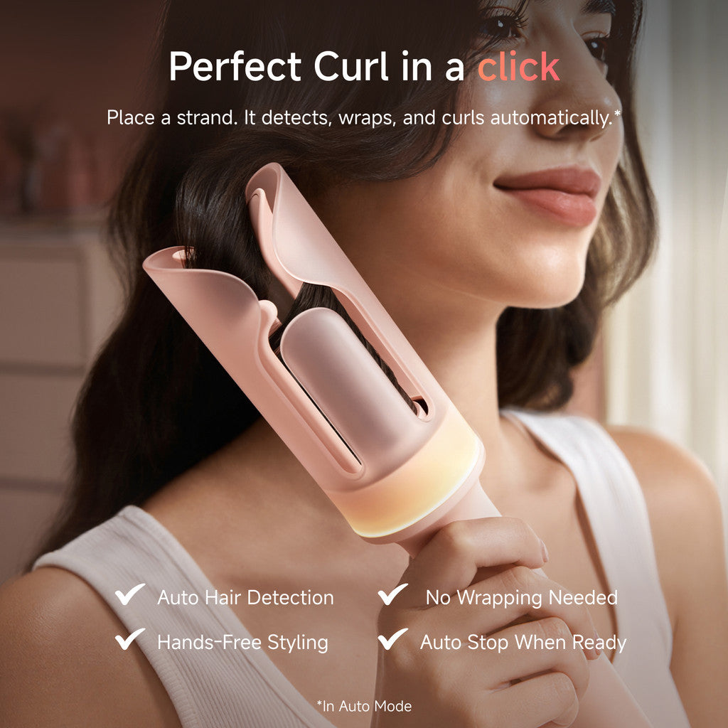 Laifen AutoCurl Curling Iron – Auto Hair Detection 3 Temp Settings   Dual Voltage