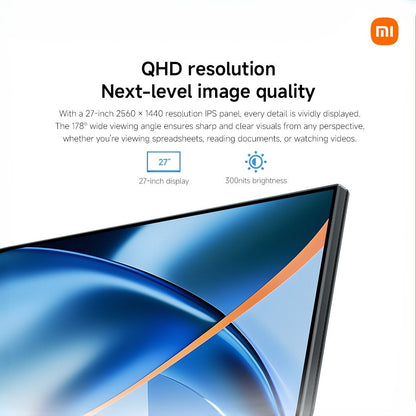 Xiaomi 2K Monitor A27Qi 2026 | 2K Super-Clear Image Quality, 27-inch IPS Display, 120Hz Refresh Rate
