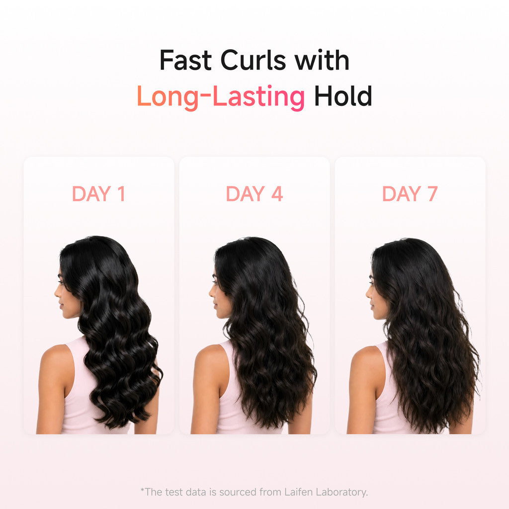 Laifen AutoCurl Curling Iron – Auto Hair Detection 3 Temp Settings   Dual Voltage
