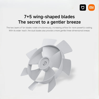 Xiaomi Smart Standing Fan 2| 7 Blade,Adjustable Wide-Angle 90°,Home Fan For Living Room