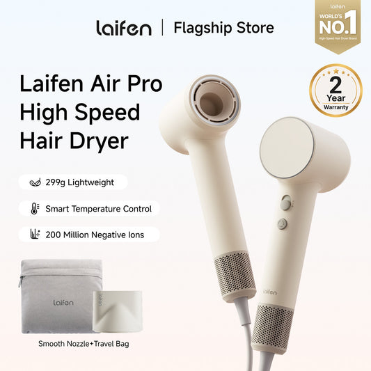 NEWEST Laifen Air Pro Performance Light in Hand High-speed, pro-level drying power in a compact, lightweight form