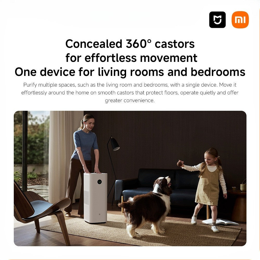 Mijia Smart Air Purifier 6 plus | UVC sterilization & Negative ion Fresh Air | Dual-impeller and dual-filter structure