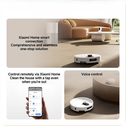 Xiaomi Robot Vacuum 5 |20000Pa deep suction, Adapts to low areas, Extendable mop+side brush, Anti-tangle brushes