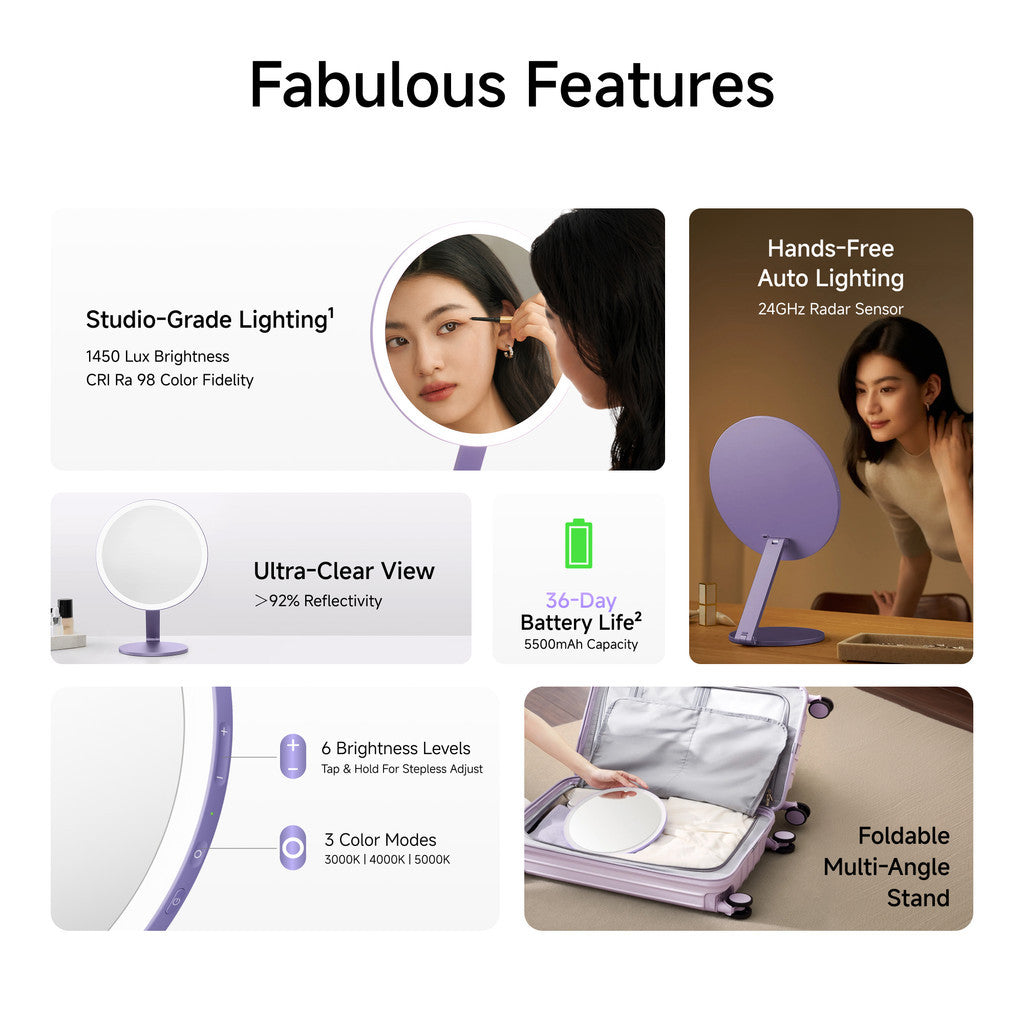 Laifen Glowy Vanity Mirror Precision in Light Perfection in Sight