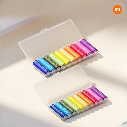 Xiaomi Rainbow Alkaline Batteries AA / AAA 10 Pack, 1.5V Leak‑Proof, Mercury & Cadmium Free