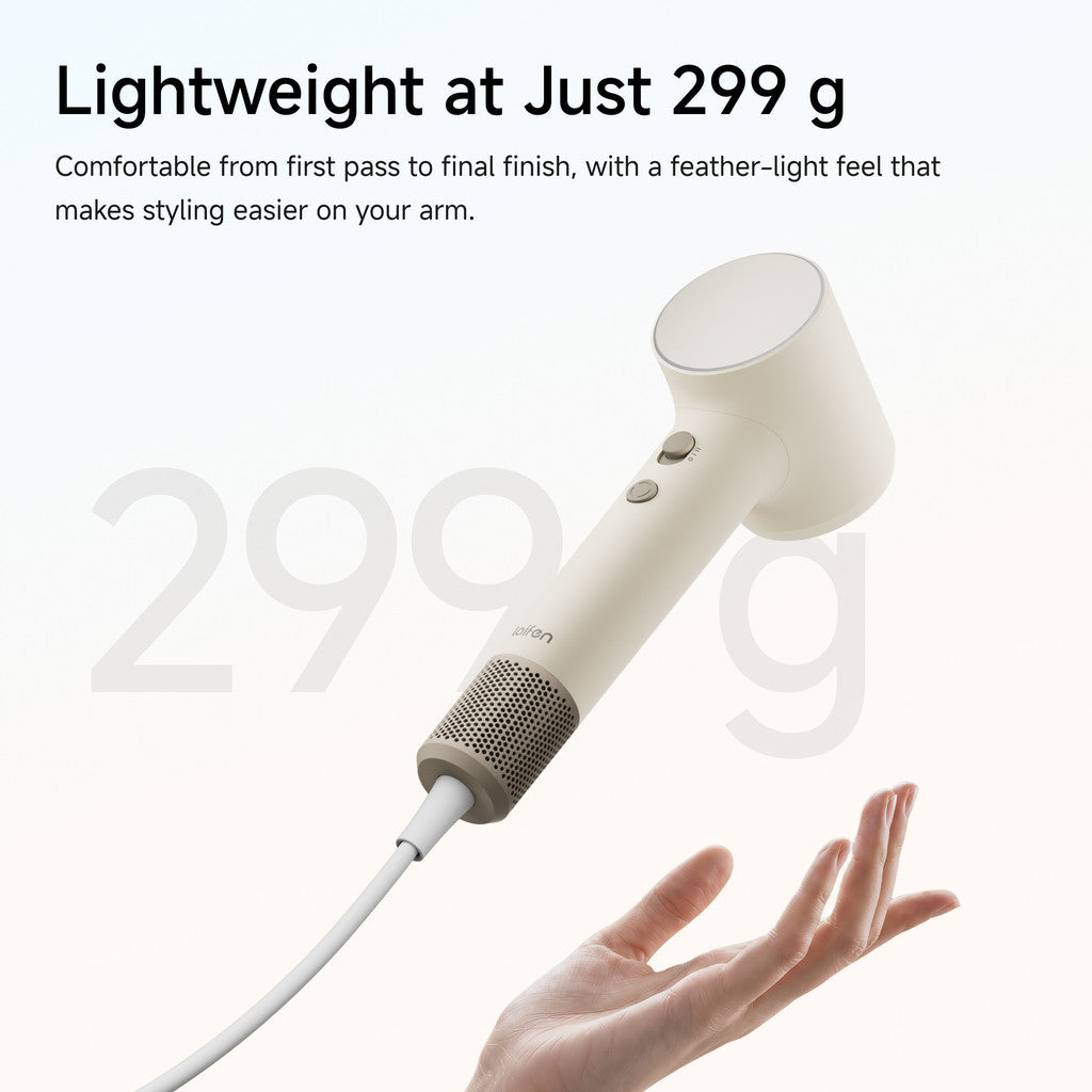 NEWEST Laifen Air Pro Performance Light in Hand High-speed, pro-level drying power in a compact, lightweight form