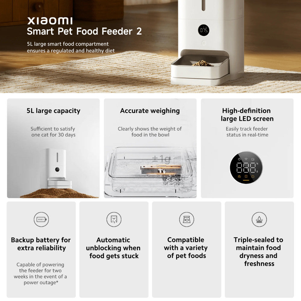 Xiaomi Smart Pet Food Feeder 2