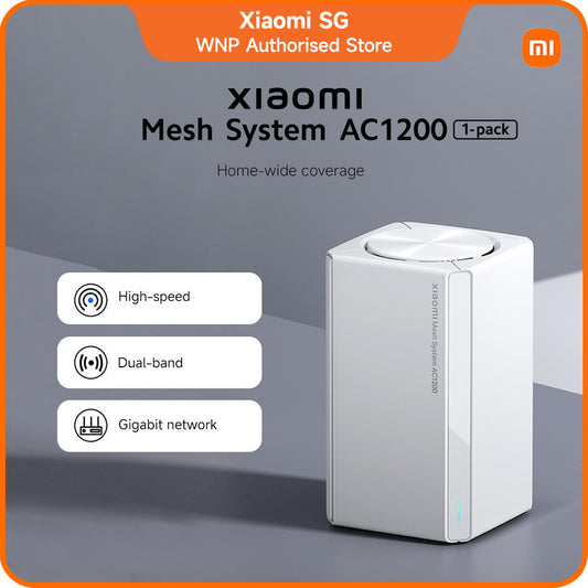 Xiaomi Mesh System AC1200(1-pack/2-pack) 2.4GHz+5GHz dual-band 1200Mbps*/Xiaomi Mesh