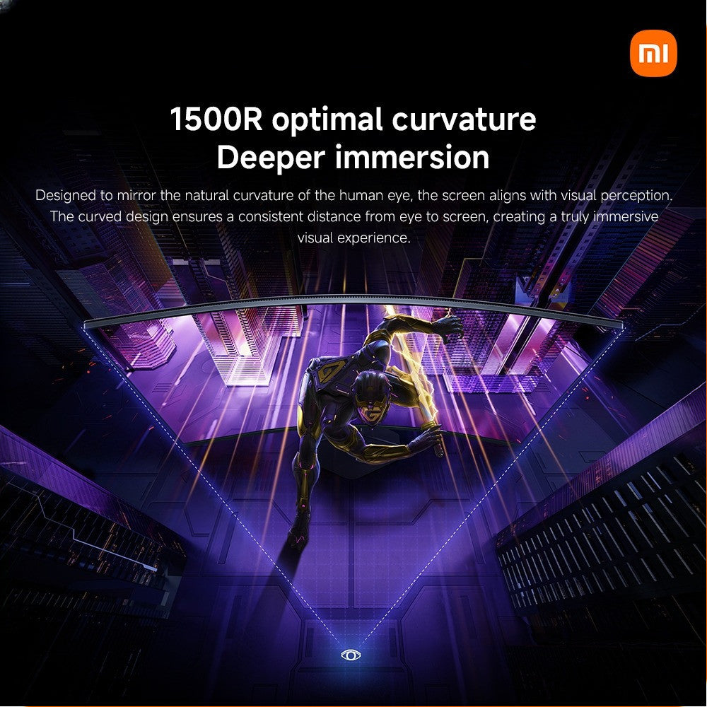 Xiaomi 34” Curved Gaming Monitor G34WQi 2026 – 180Hz WQHD Ultrawide 1ms FreeSync Premium HDR400