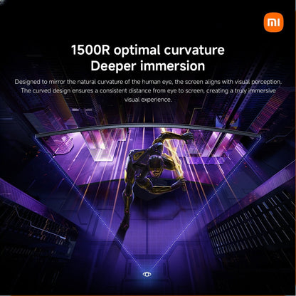 Xiaomi 34” Curved Gaming Monitor G34WQi 2026 – 180Hz WQHD Ultrawide 1ms FreeSync Premium HDR400