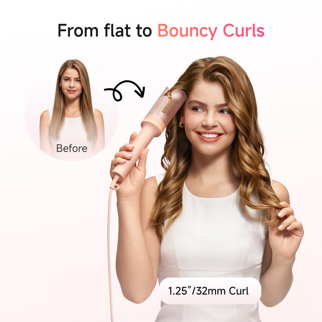 Laifen AutoCurl Curling Iron – Auto Hair Detection 3 Temp Settings   Dual Voltage