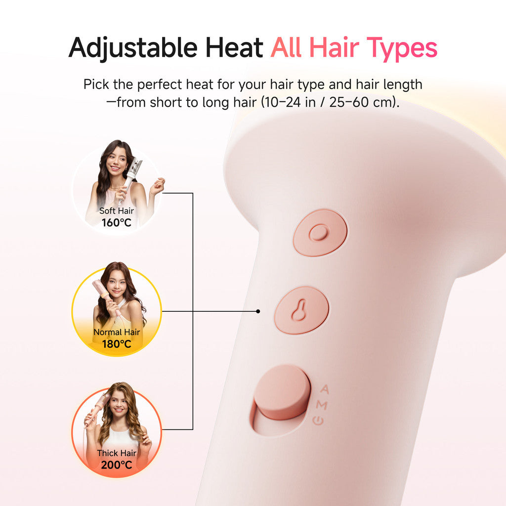 Laifen AutoCurl Curling Iron – Auto Hair Detection 3 Temp Settings   Dual Voltage