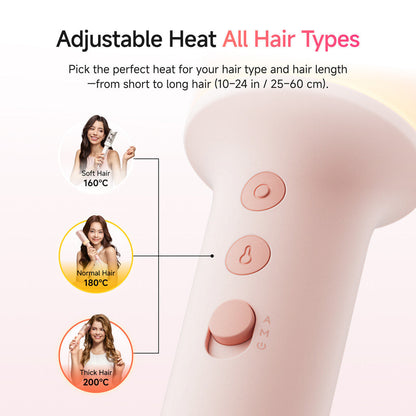 Laifen AutoCurl Curling Iron – Auto Hair Detection 3 Temp Settings   Dual Voltage