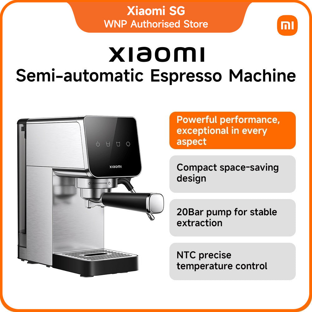 Xiaomi Semi-automatic Espresso Machine | 20Bar pump for stable extraction, NTC precise temperature control