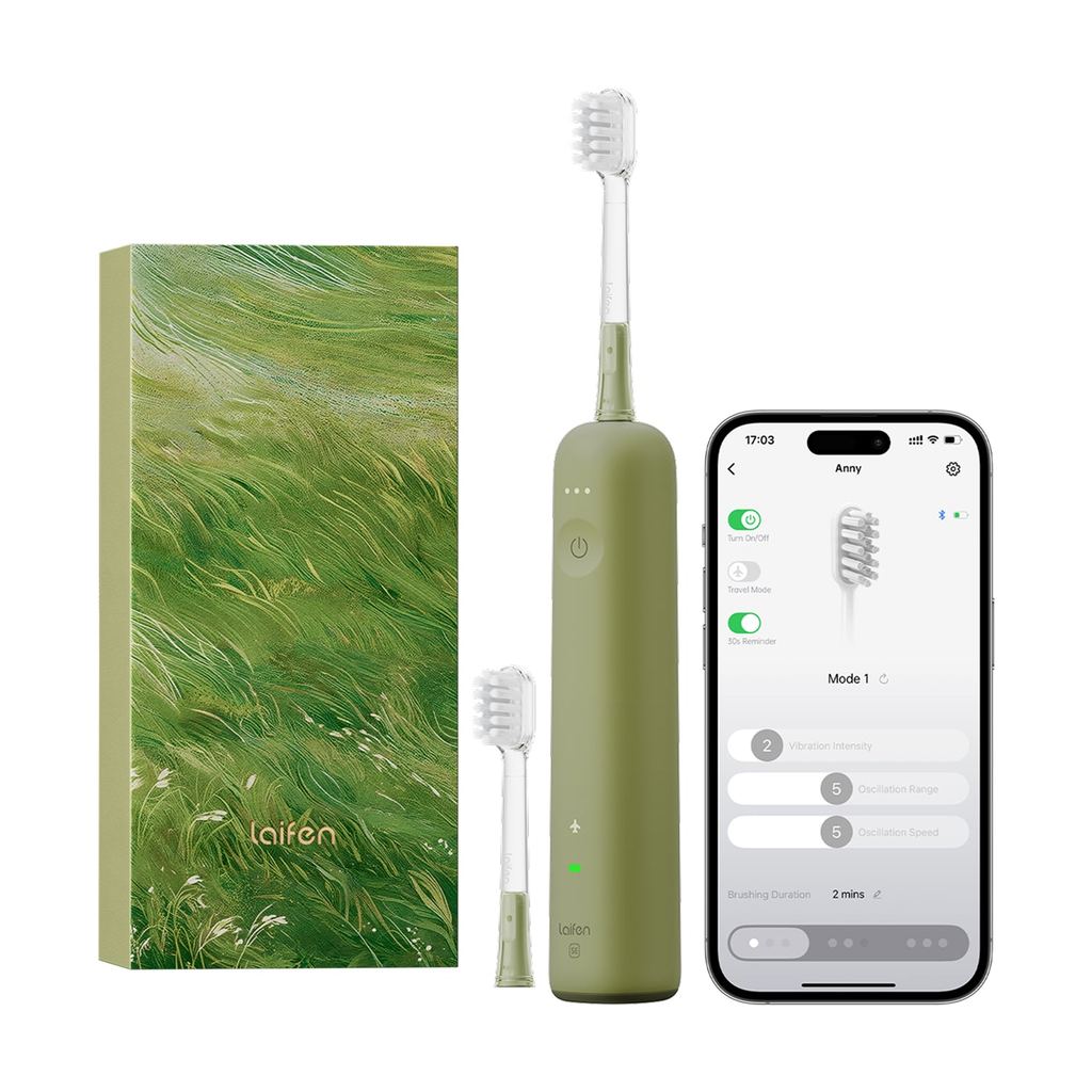 Laifen Wave Special Electric Toothbrush with Gum Care, Innovative 60° Oscillation & Comfortable 26,000 Vibration