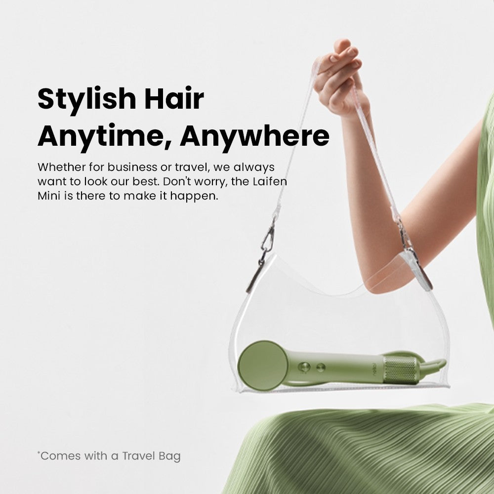 Laifen Mini High-Speed Hair Dryer with Child Mode | Travel Hair Dryer | Palm-sized | Powerful