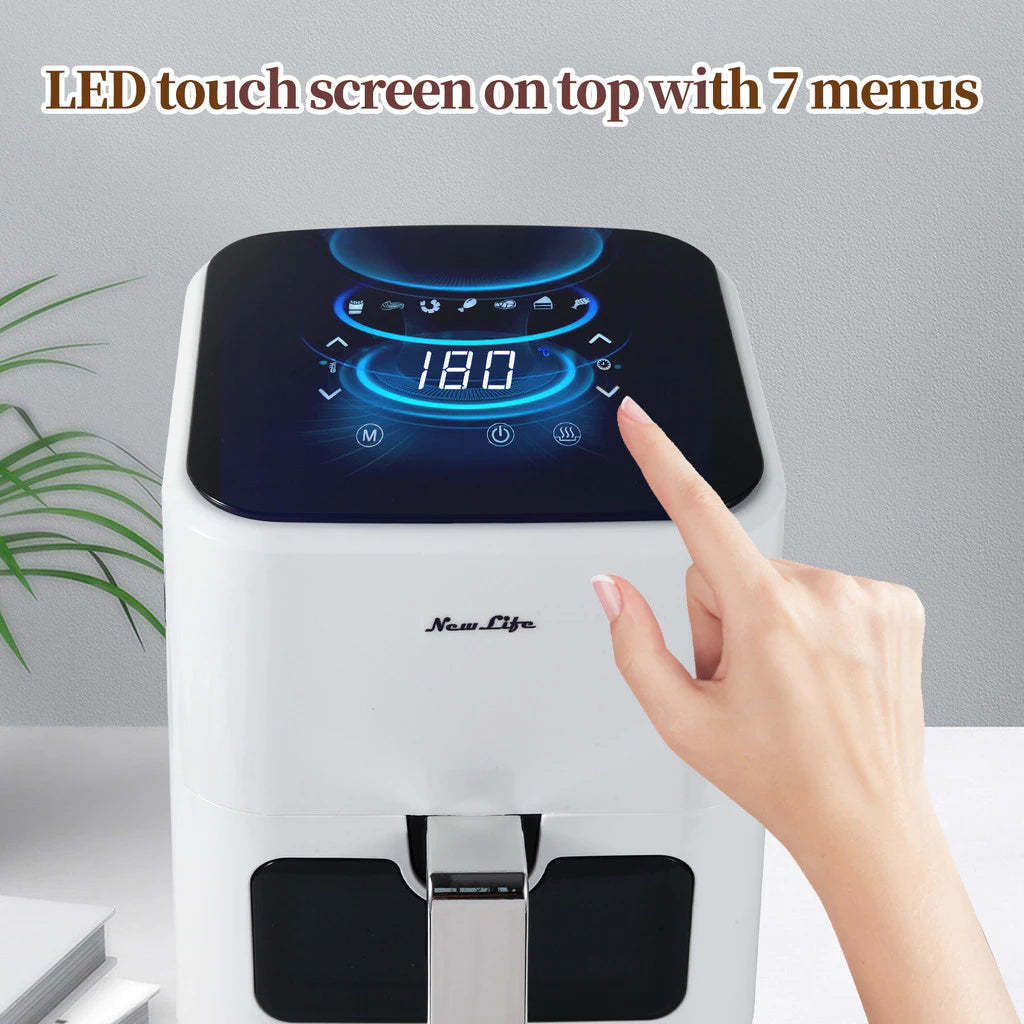 NewLife 4L Electric Air Fryer RA510DV electric oven integrated multifunctional intelligent touch screen