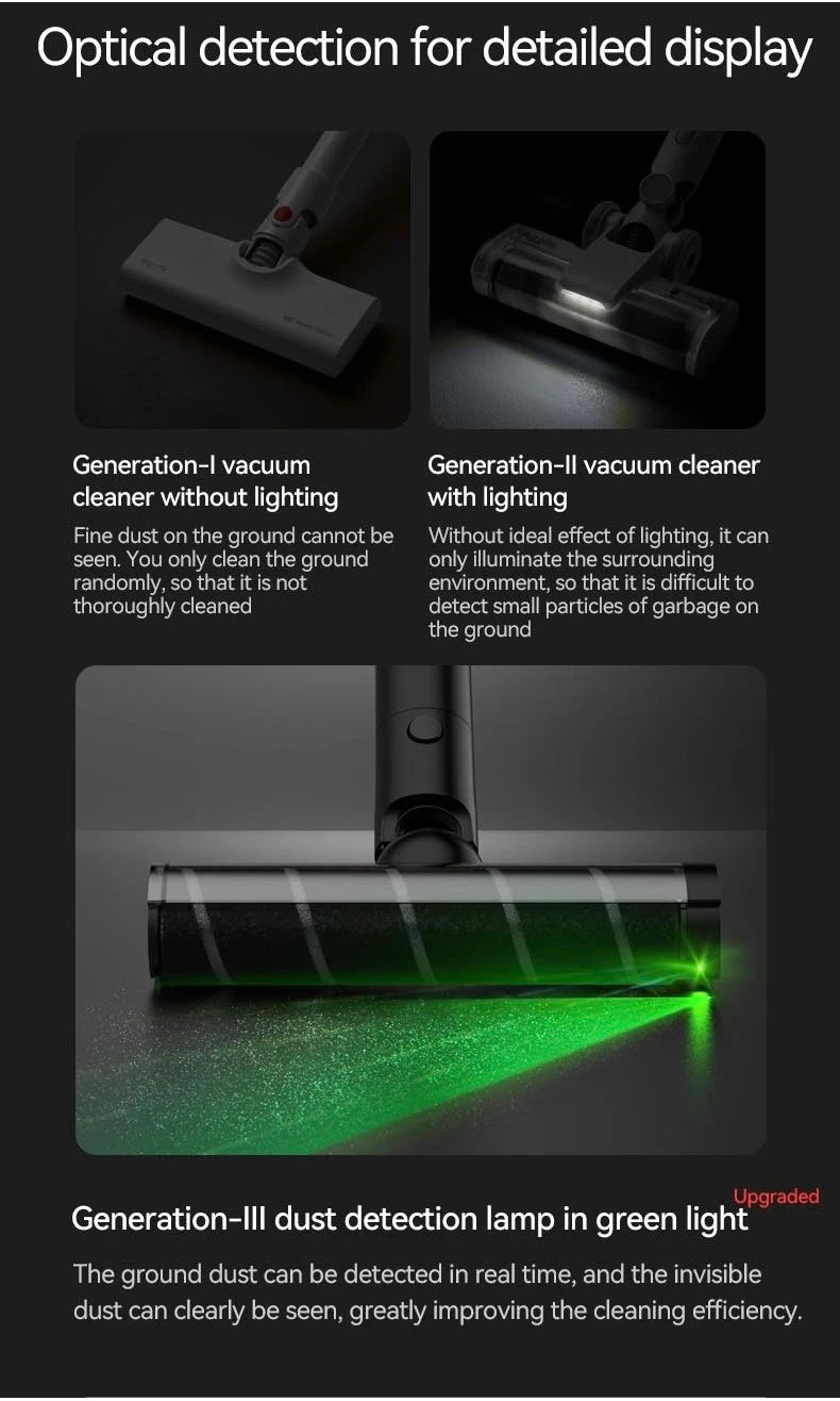 Deerma T30W Wireless Portable Vacuum Strong Suction Low Noise Mini Handheld
