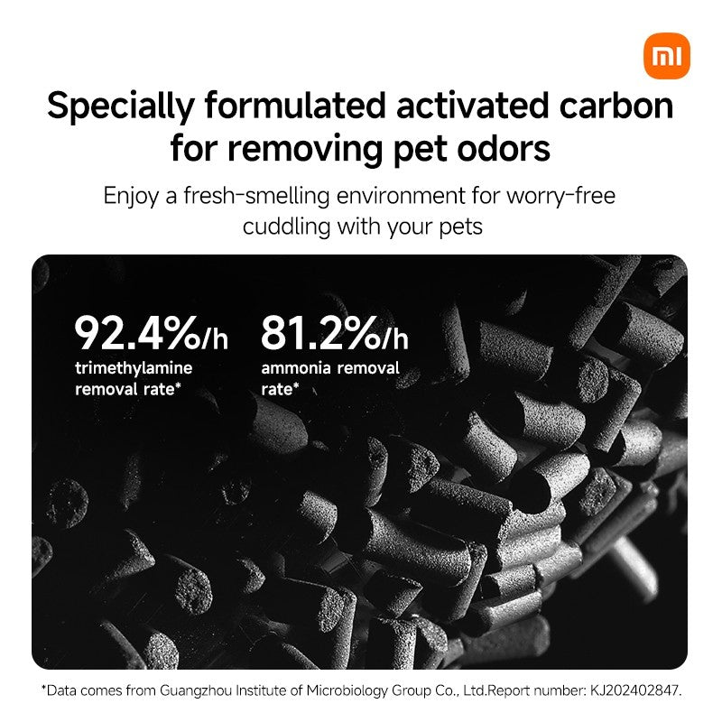 Xiaomi Smart Pet Care Air Purifier | Automatic anti-stress algorithm, Triple-layer purification system