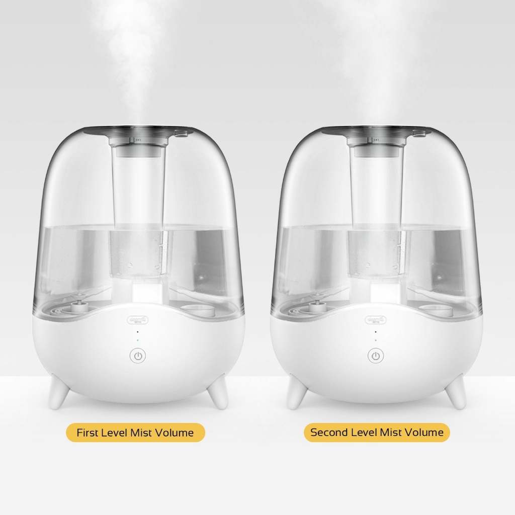 Ready Stock SG Deerma Ultrasonic Humidifier 5L Whisper Quiet Mode 2 Mist Modes Auto Off Bedroom Office