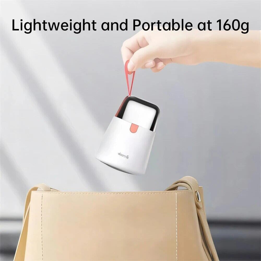 Ready Stock SG Deerma 2 In 1 Mini Hair Ball Trimmer Electrostatic Adhesive Sensitive Safe Sticky Hair Remover