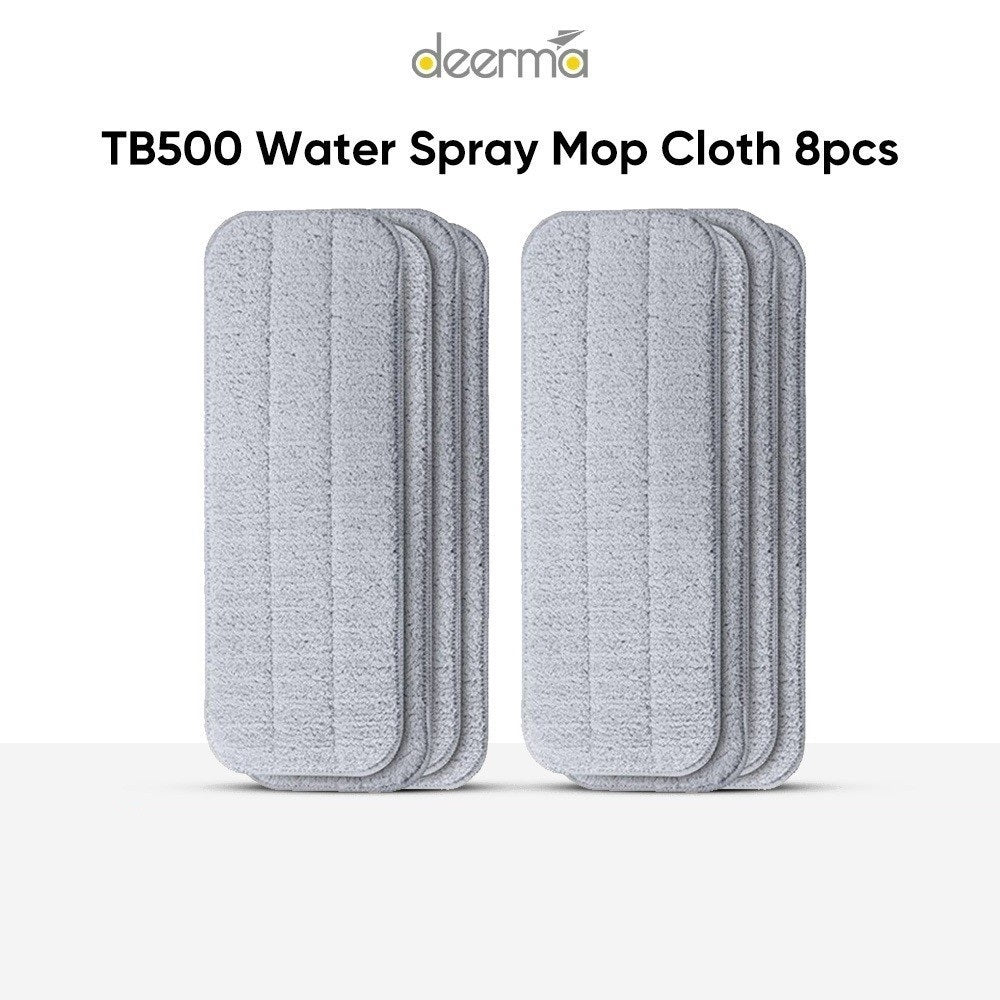 Ready Stock SG Deerma TB500 Spray Mop Cloth Replacement 4 8 Pcs Original