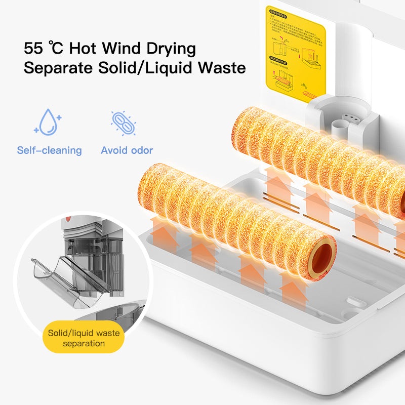 Ready Stock SG Deerma Wet Dry Vacuum Dual Brush 5L Large Tank Two Way Traction Electrolyzed Sterilization