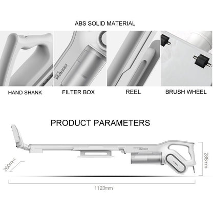 Ready Stock SG Deerma 2 In 1 Handheld Vacuum Cleaner 15kPa Strong Suction 3 Brush Heads Mite Removal